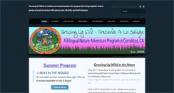 Desktop Screenshot of growingupwild.org